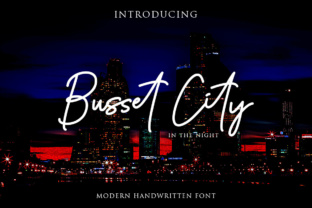 Busset City: A Script Font That Elevates Web Design