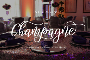 Champagne: A Script Font for Elegant Branding