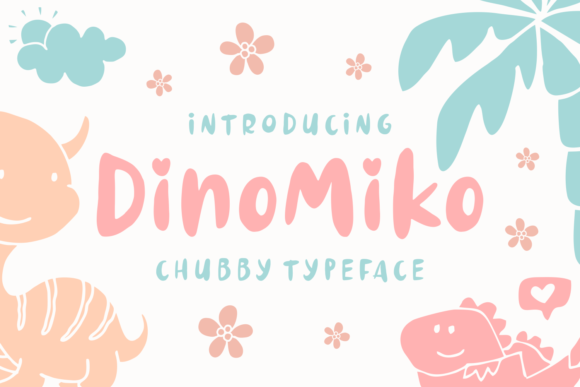 Dinomiko: A Playful Script Font for Digital Design