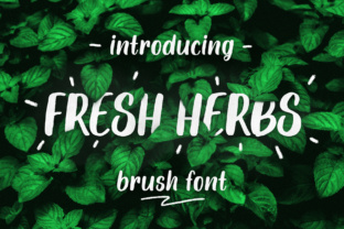 Fresh Herbs: A Script Font with Character and Versatility