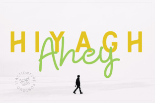 Hiyagh Ahey: A Script Font for Creative Crafters and Product Makers