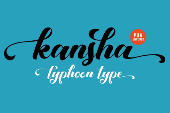 Kansha: A Script Font with Elegant Purpose