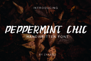 Peppermint Chic: A Font for Modern Digital Design