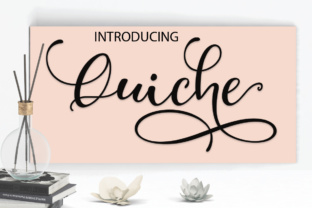 Quiche: A Script Font That Elevates Your Brand’s Visual Story