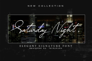 Saturday Night Font: A Signature Style for Digital Marketers