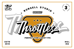 Throttles: A Bold Script for Creative Projects
