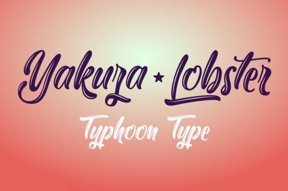 Yakuza Lobster: A Bold Font for Branding That Stands Out